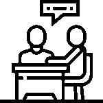 consultation call to know about requirements of software development and marketing agency